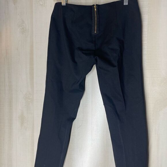 J. Crew black riding pants back exposed zipper, size 8 - Picture 13 of 15